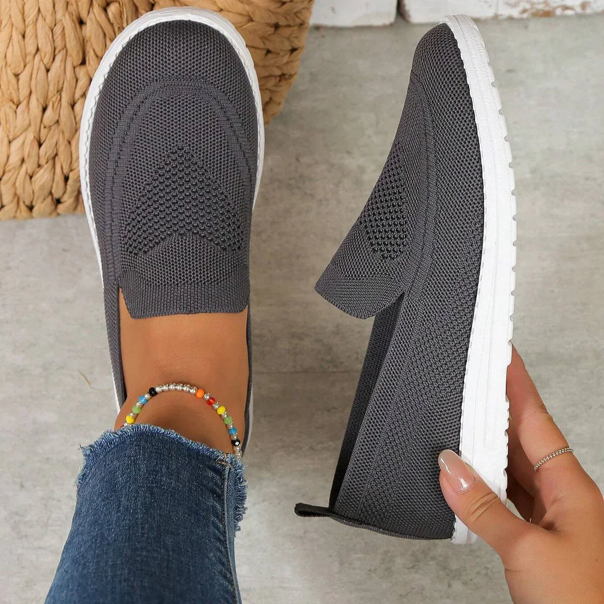 Emiliora – Slip On Walking Sneakers Women