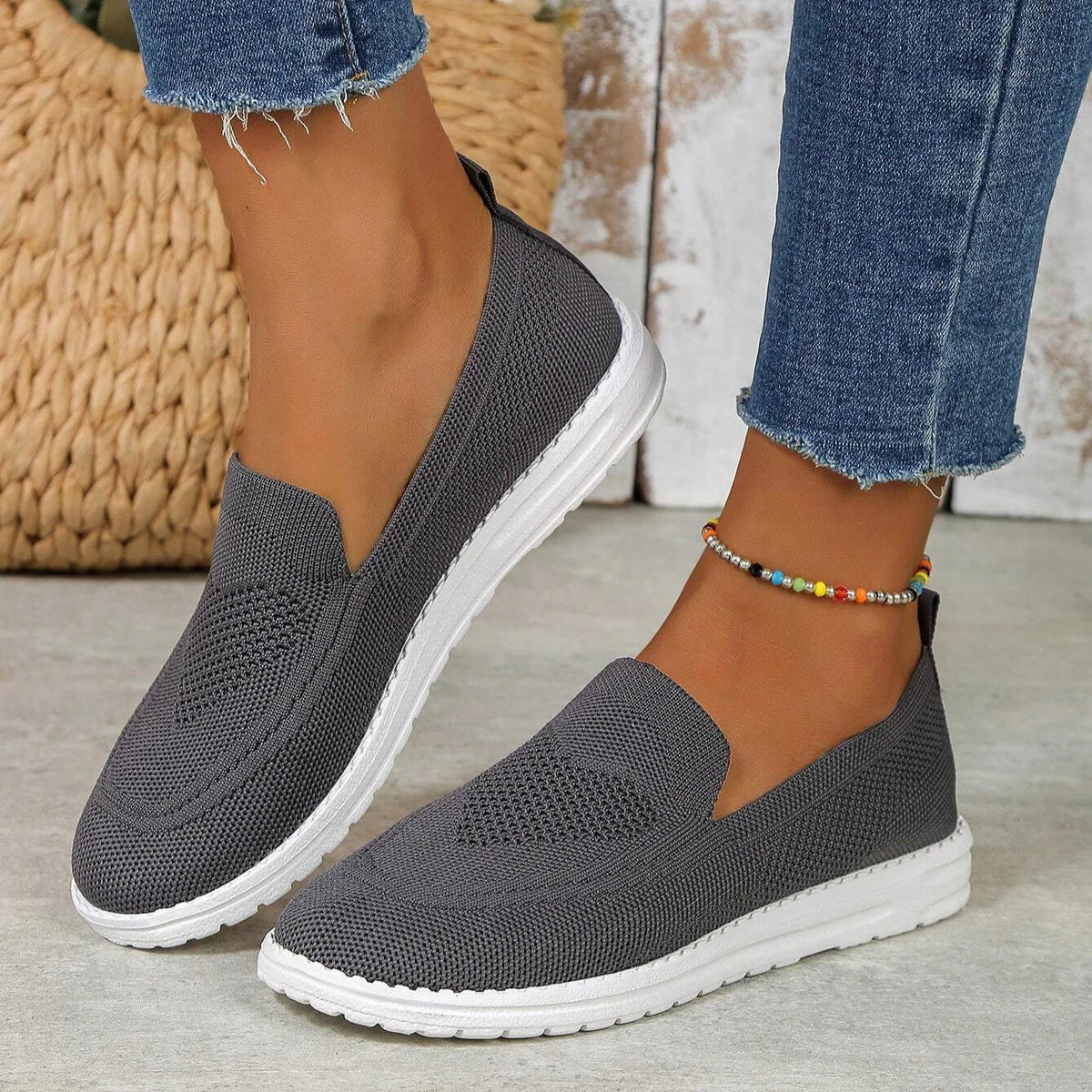 Emiliora – Slip On Walking Sneakers Women