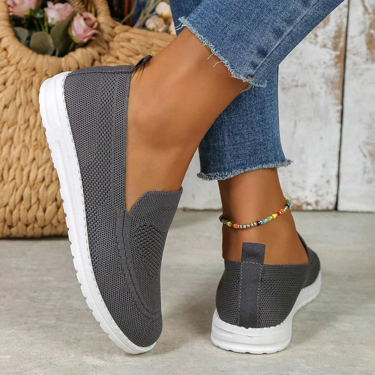 Emiliora – Slip On Walking Sneakers Women