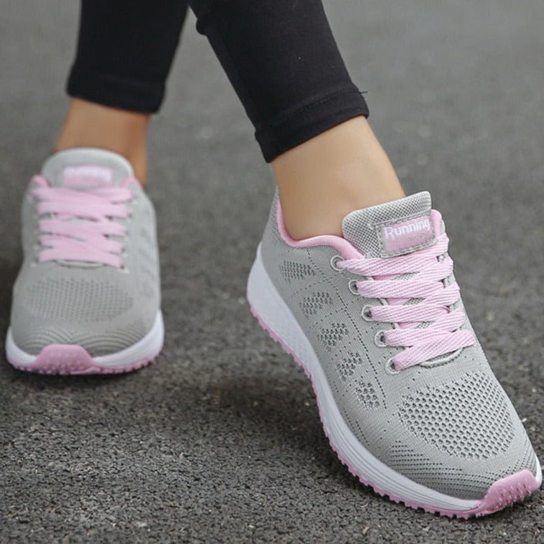 Elirah - Sznurowane casualowe sneakersy do chodzenia dla kobiet