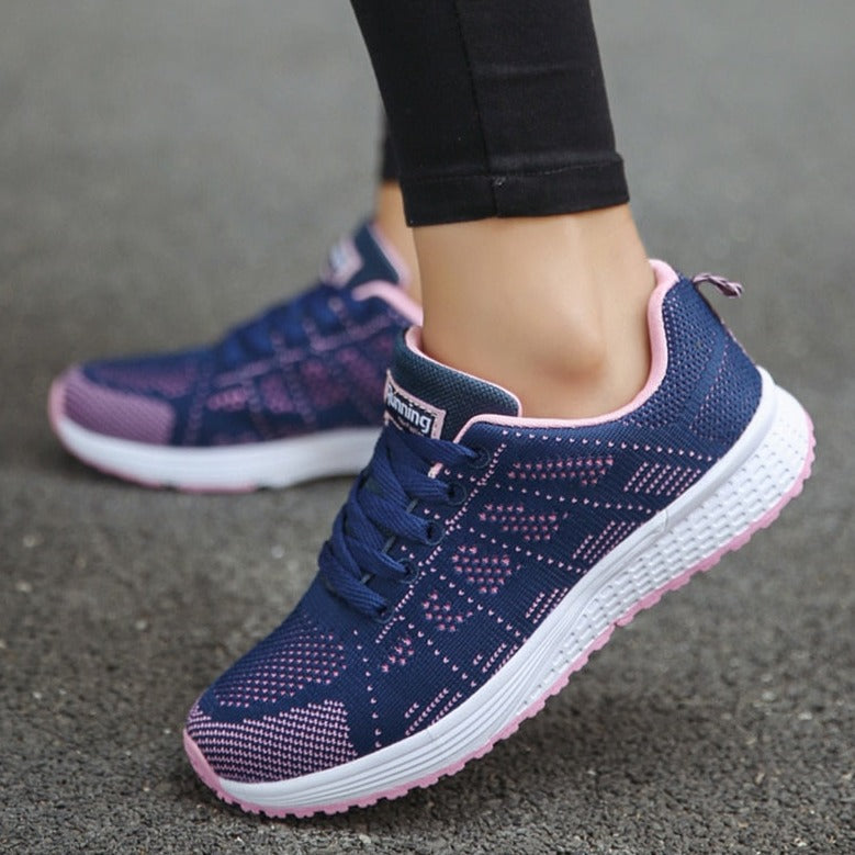 Elirah - Sznurowane casualowe sneakersy do chodzenia dla kobiet