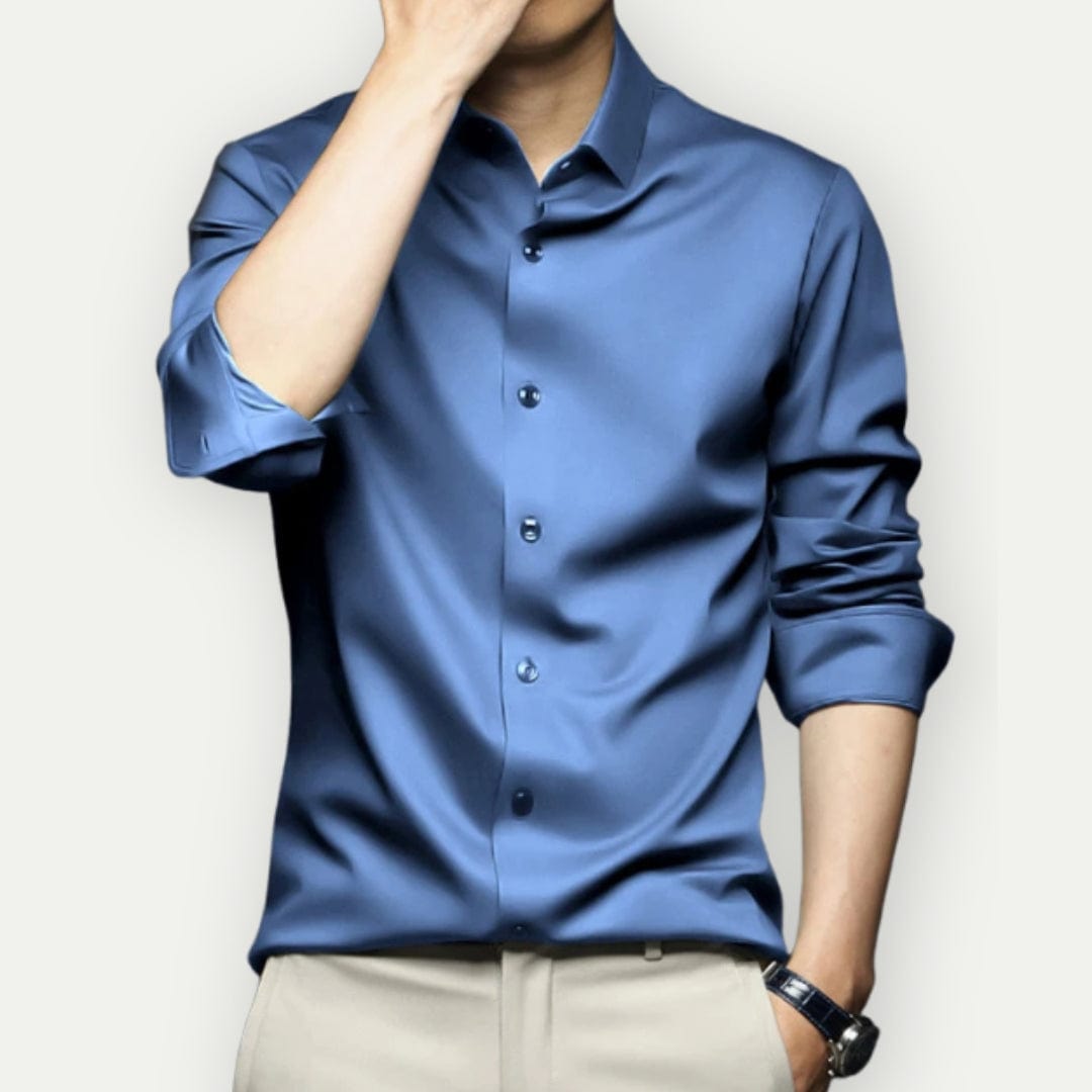 Sorenn - Camicia Uomo Antirughe Senza Stiro