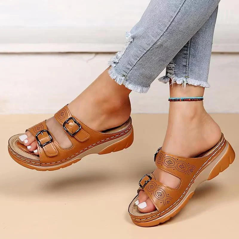 Solvienne - Dames Orthopedische Comfortsandalen