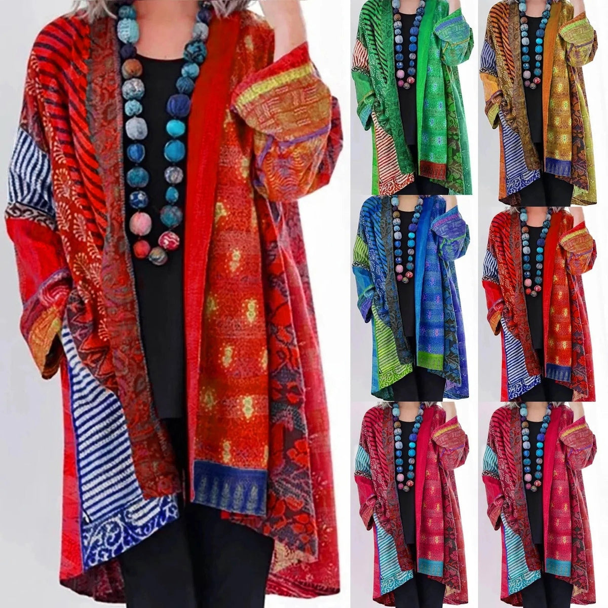 Elowen – Oversized Women’s Cardigan with Long Sleeves
