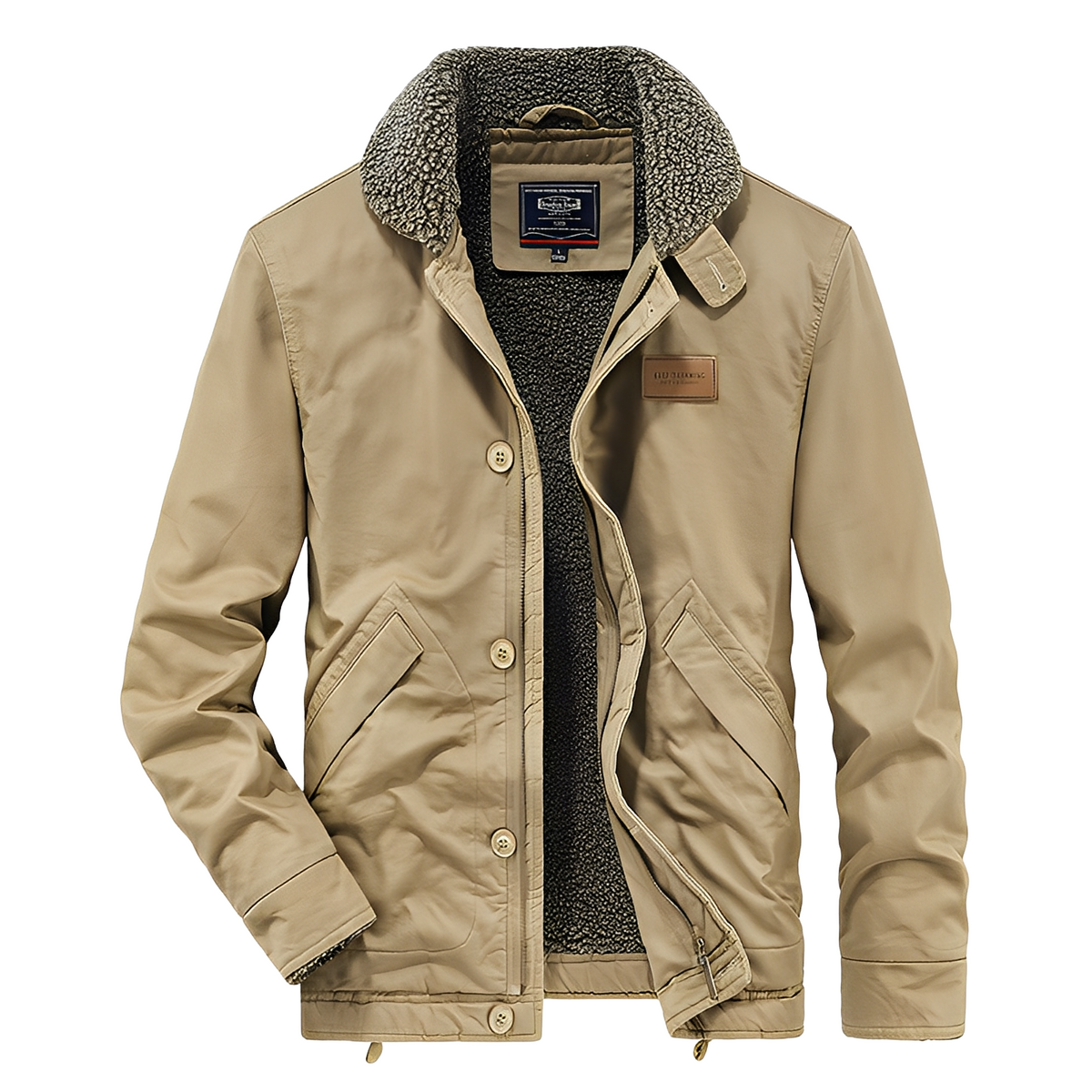 Stravell – Jakke til mænd med foret af fleece