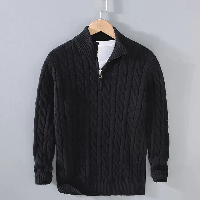 Levoro – Pull classique en laine pour femme