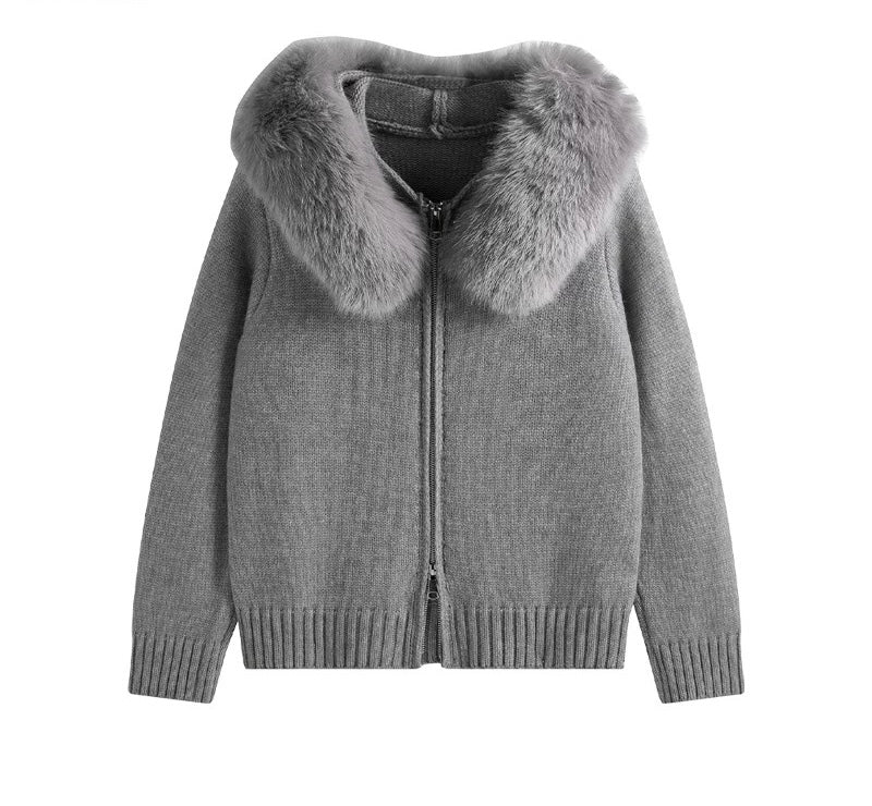 Elaria - Faux Fur Cardigan