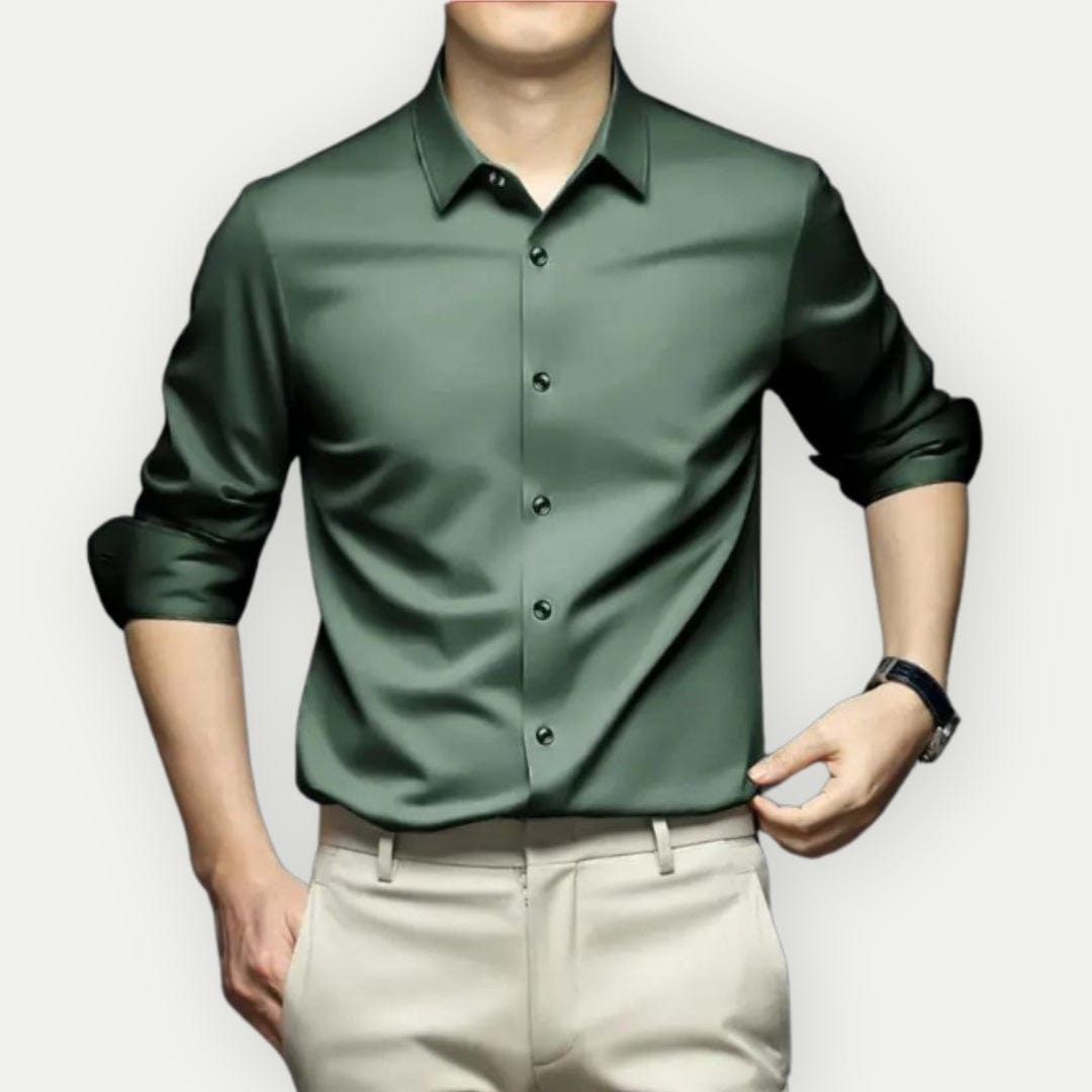 Sorenn - Camicia Uomo Antirughe Senza Stiro