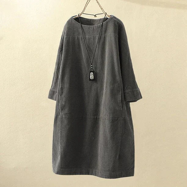 Velanora - Long Corduroy Women Top