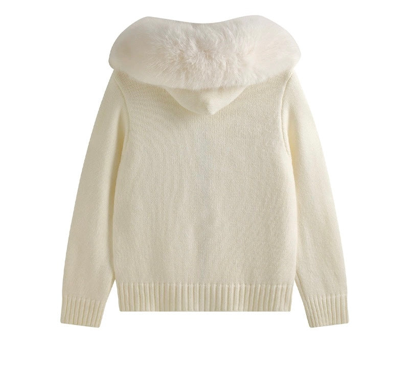 Elaria - Faux Fur Cardigan