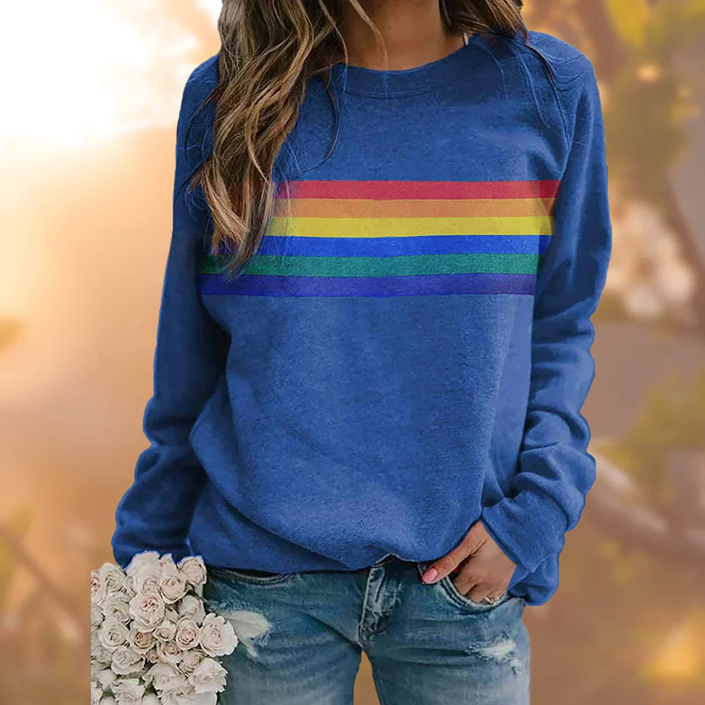 Sereluna – Damen Pullover mit Rundhalsausschnitt