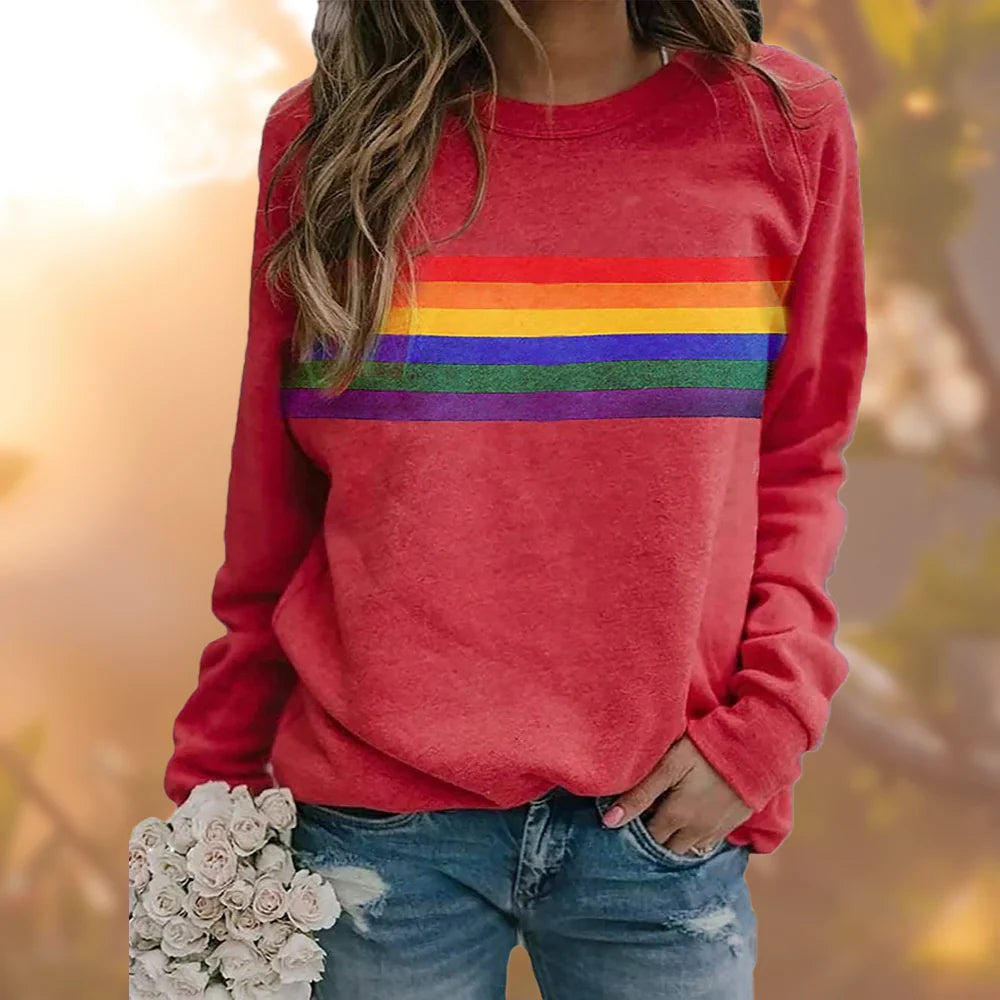 Sereluna – Damen Pullover mit Rundhalsausschnitt