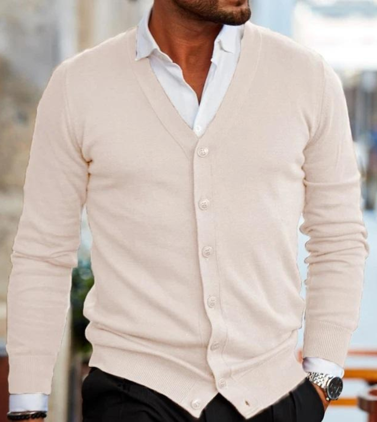Beverly | Cardigan da uomo | Vestaglia moderna in misto cotone