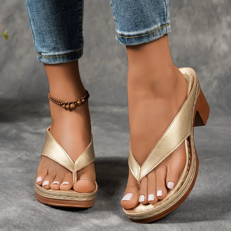 Livia – Orthopedic Slip On Sandal Heels