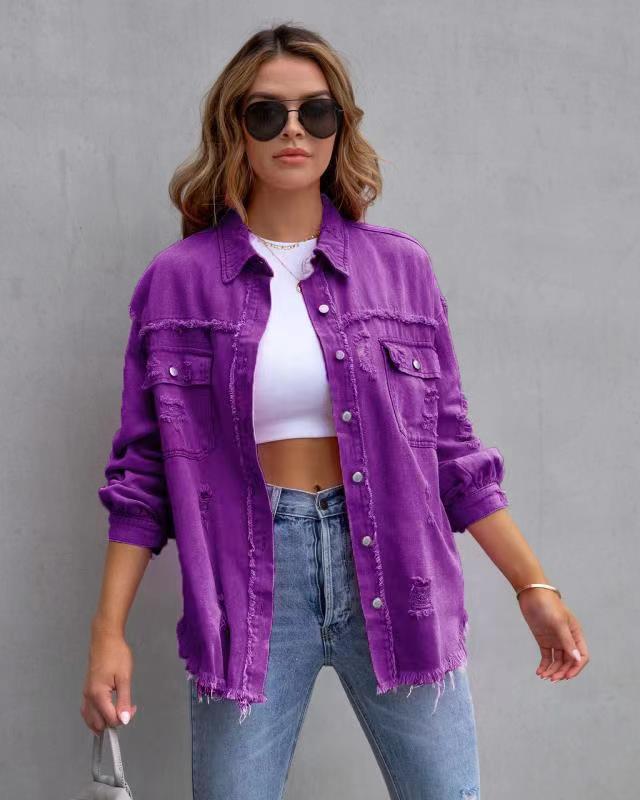 Novalisse – Damen Oversize Jeansjacke