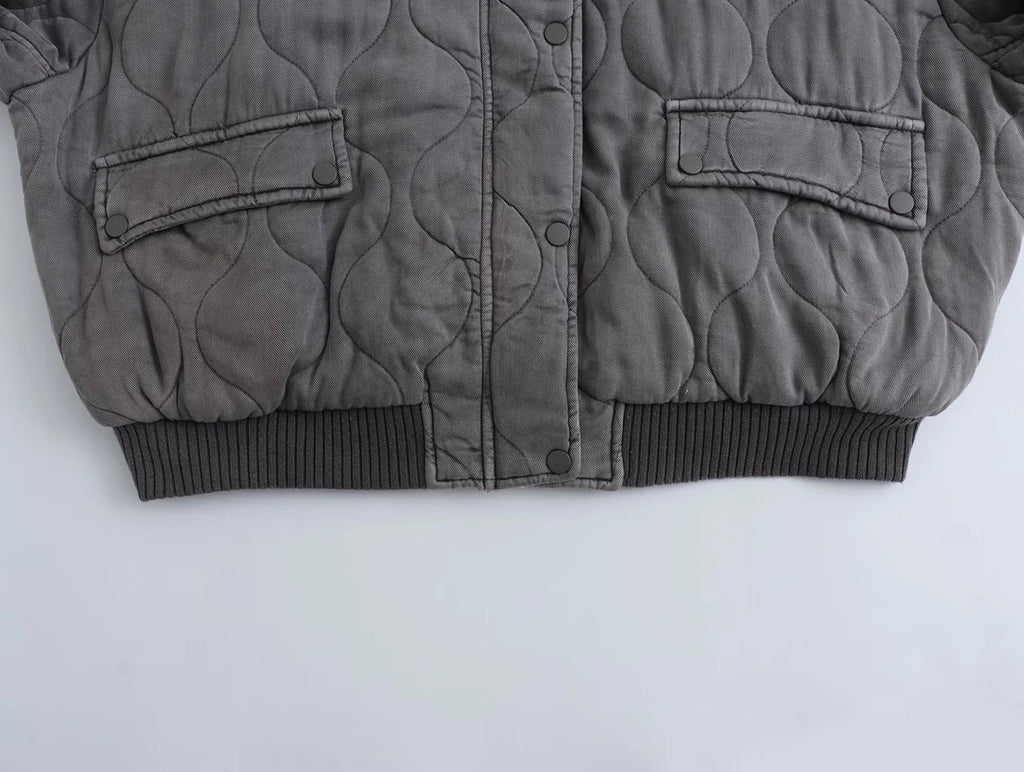 Zafrinna - Dámská oversized bomber bunda