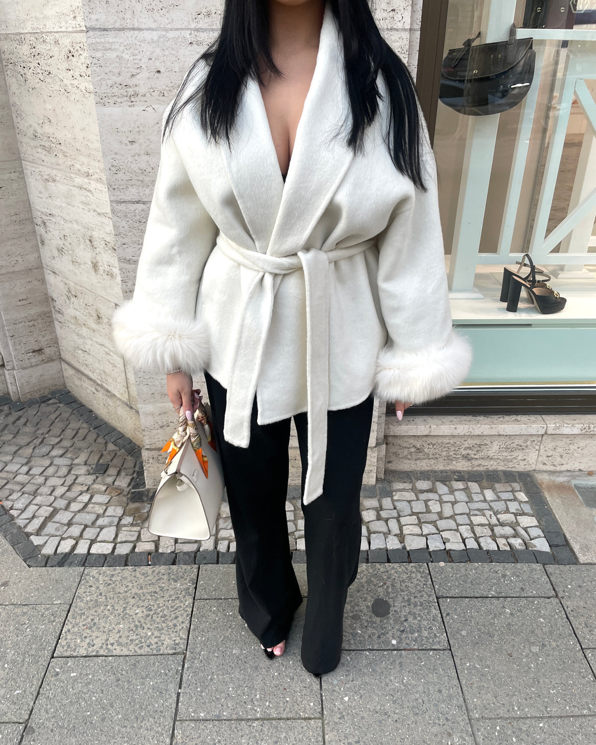 Selmira - Faux Fur Short Coat