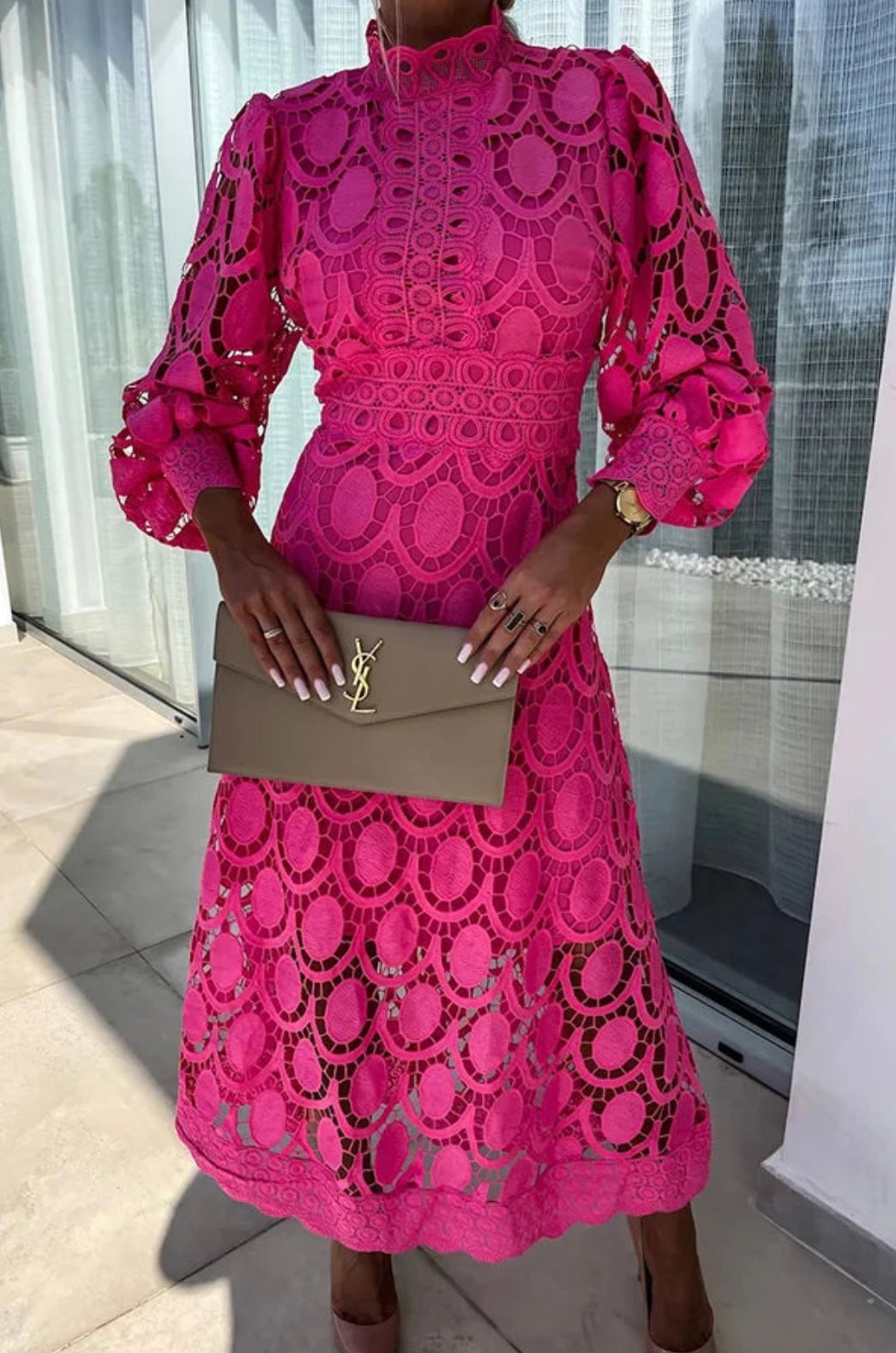 Emeliora – Long Sleeve Cutout Party Dress Women