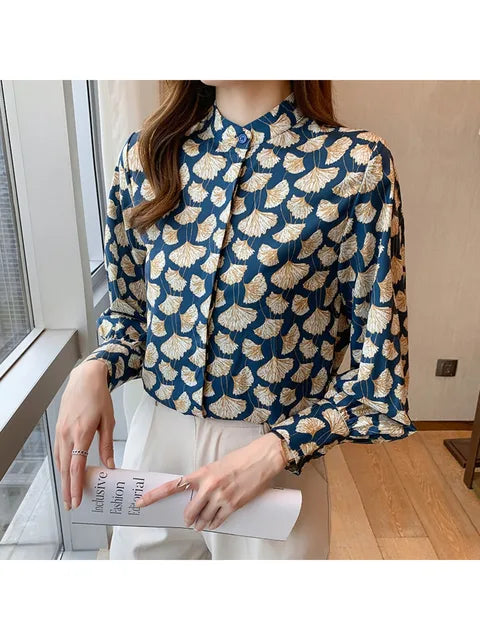 Florenca - Womens Floral Print Shirt