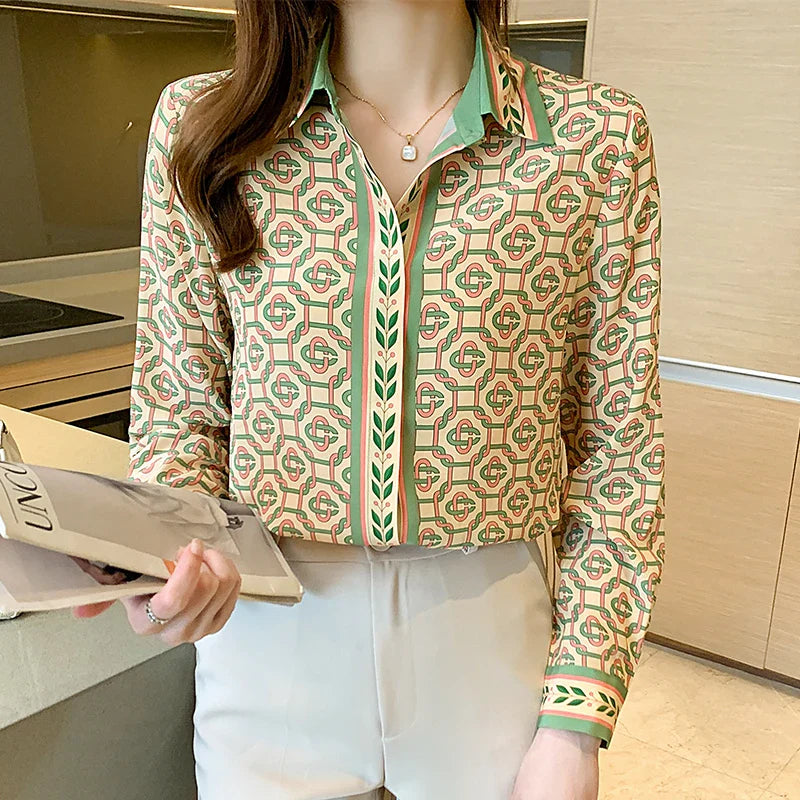Florenca - Womens Floral Print Shirt