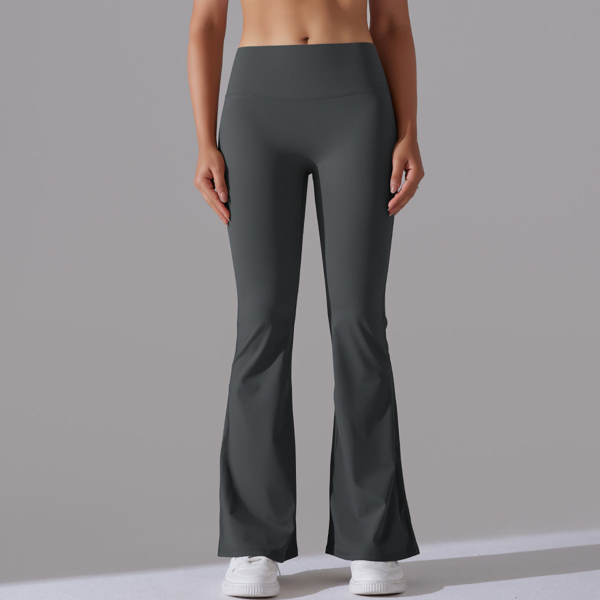 Nianna - Damen Fitness-Leggings mit hoher Taille und ausgestelltem Bein