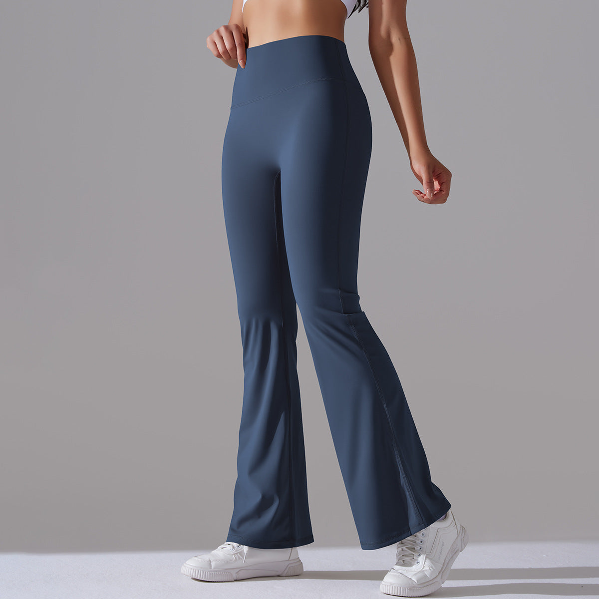 Nianna - Damen Fitness-Leggings mit hoher Taille und ausgestelltem Bein