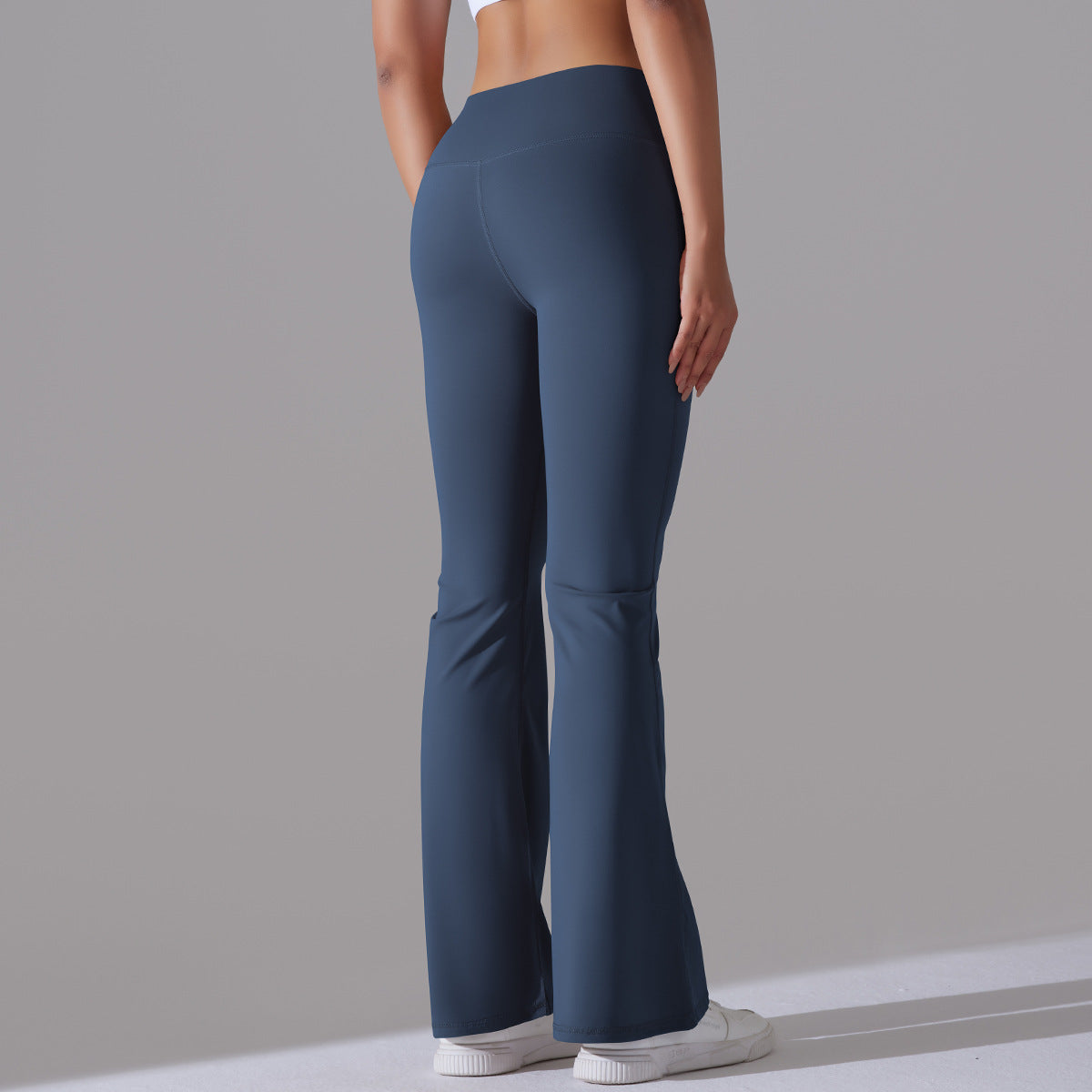 Nianna - Damen Fitness-Leggings mit hoher Taille und ausgestelltem Bein