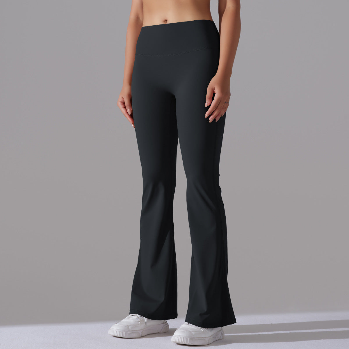 Nianna - Damen Fitness-Leggings mit hoher Taille und ausgestelltem Bein