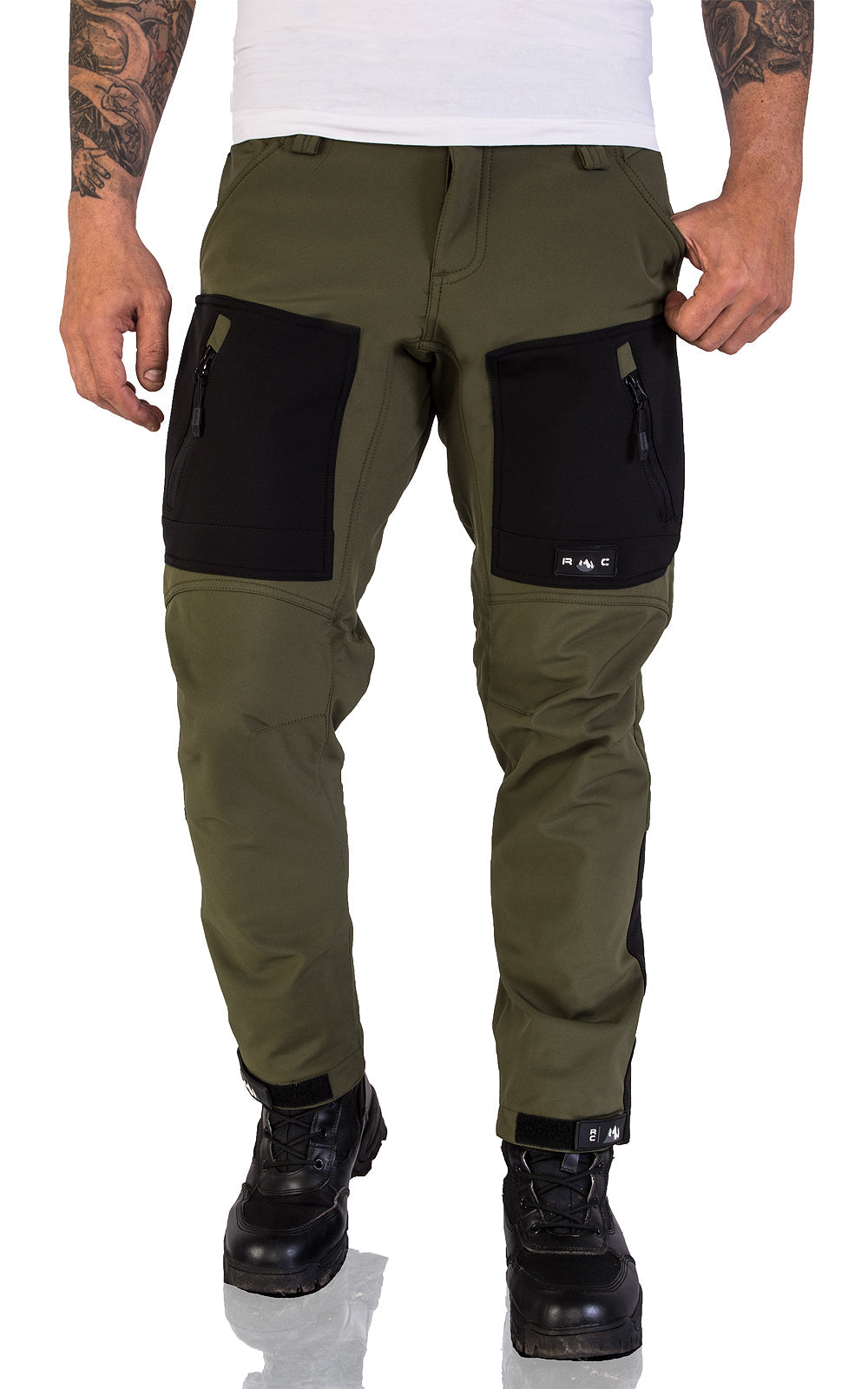 Men's trousers – with zip fastening and pockets