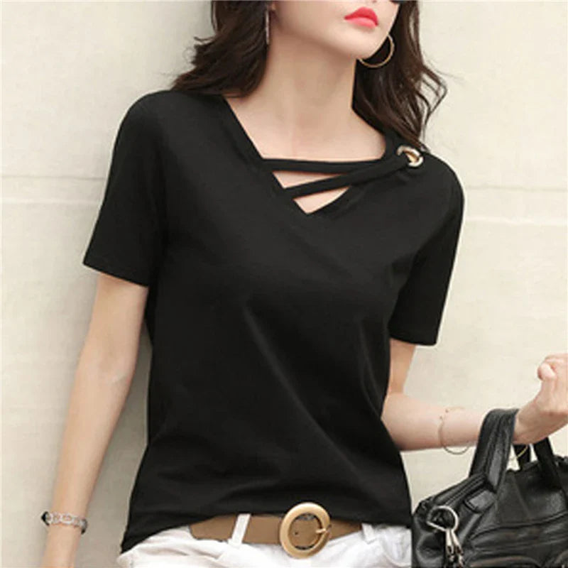 Eliran - Luxury Casual V Neck T Shirt