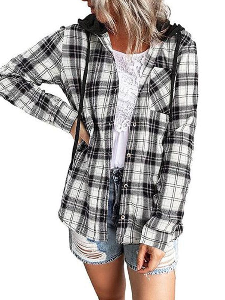 Maribell - Kariertes Strick-Cardigan