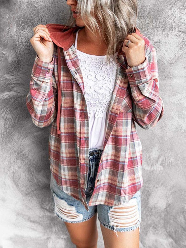 Maribell - Kariertes Strick-Cardigan