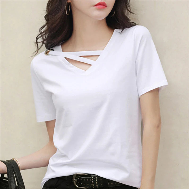 Eliran - Luxury Casual V Neck T Shirt