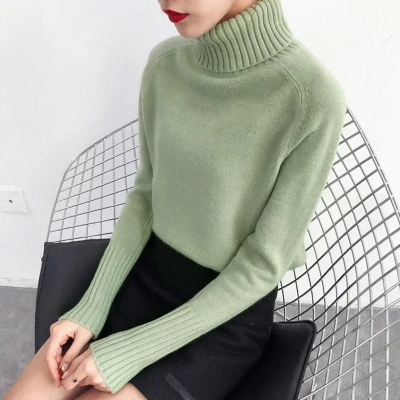 Lysandra – Damen Cashmere-Rollkragenpullover