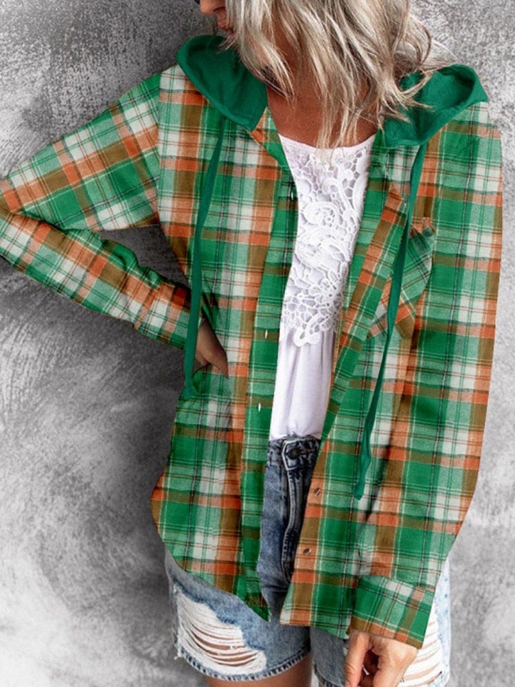 Maribell - Kariertes Strick-Cardigan