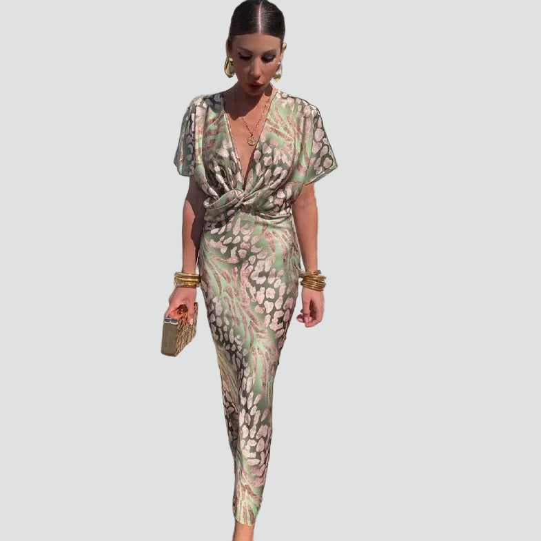 Aisling - Vestido ligero con cuello envolvente