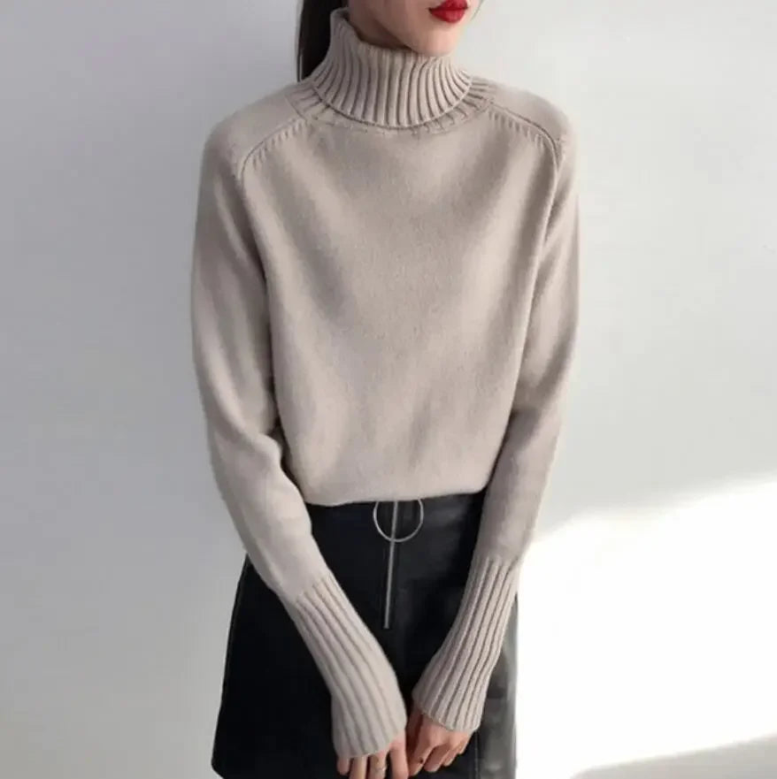 Lysandra – Damen Cashmere-Rollkragenpullover