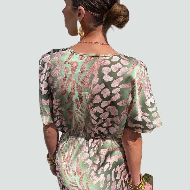 Aisling - Vestido ligero con cuello envolvente