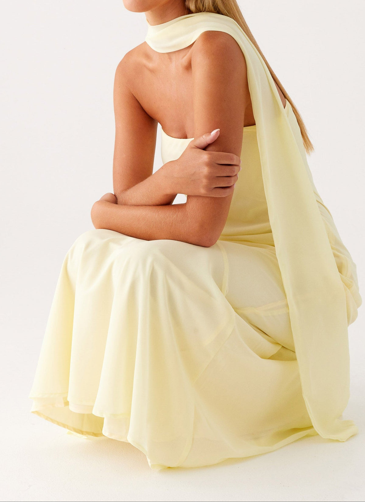 Solévara - Gelbes Maxikleid