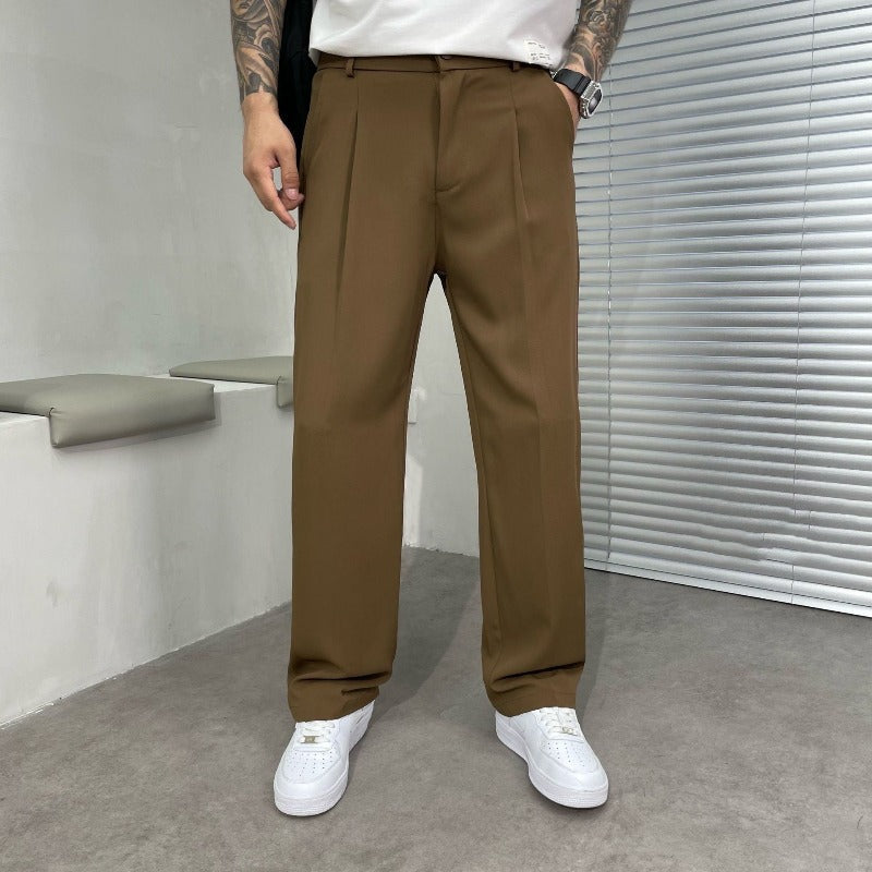 Vittorio – Pantaloni Eleganti da Uomo a Gamba Larga