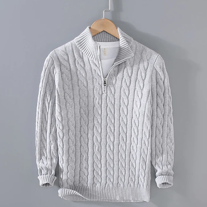 Levoro – Pull classique en laine pour femme