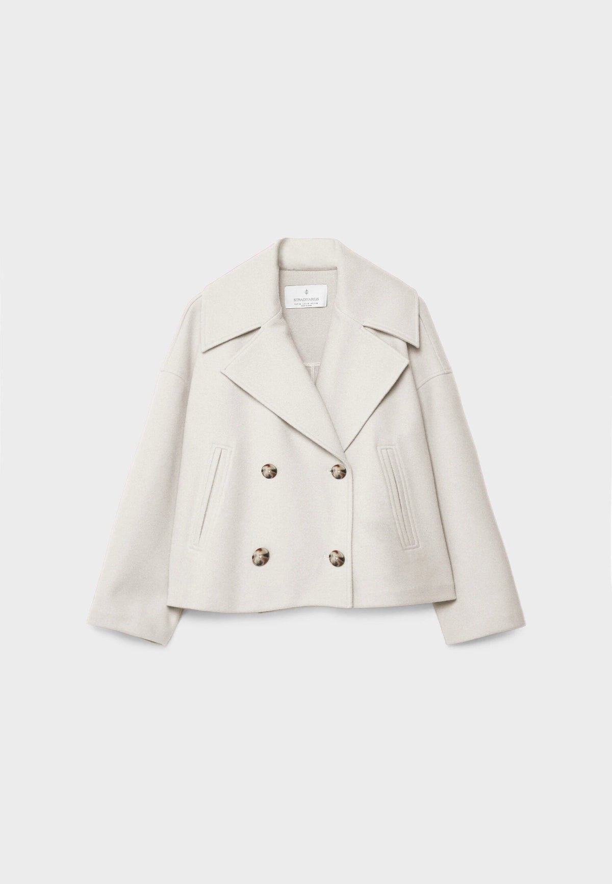 Elvarine - Women Double Breasted Short Jacket