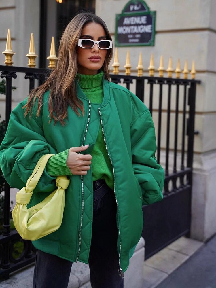 Calantha - Dámská oversized bomber bunda