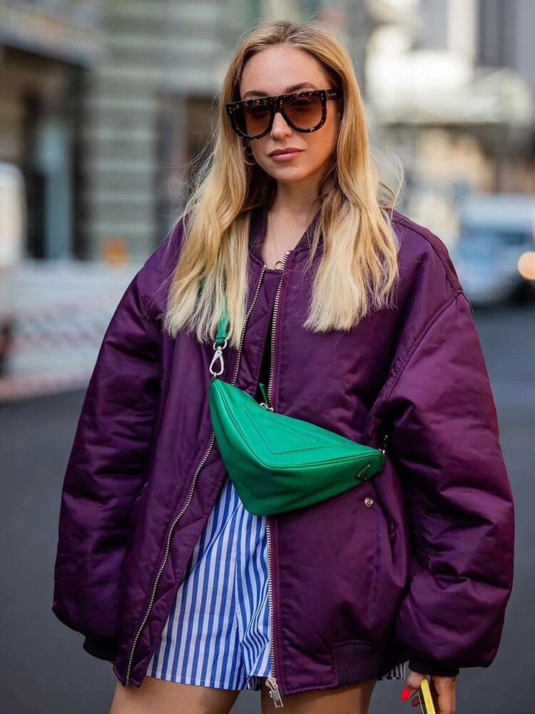 Calantha - Dámská oversized bomber bunda