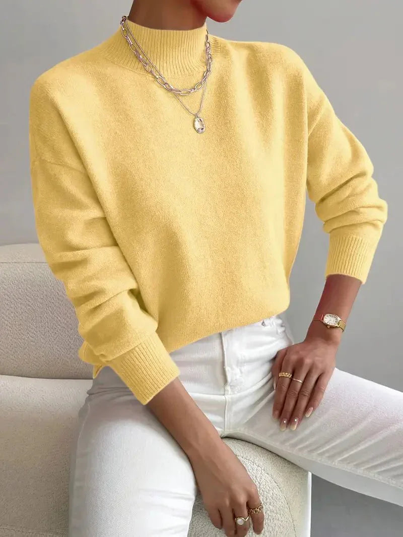 Faith – Comfortable Womens Mock Neck Sweater