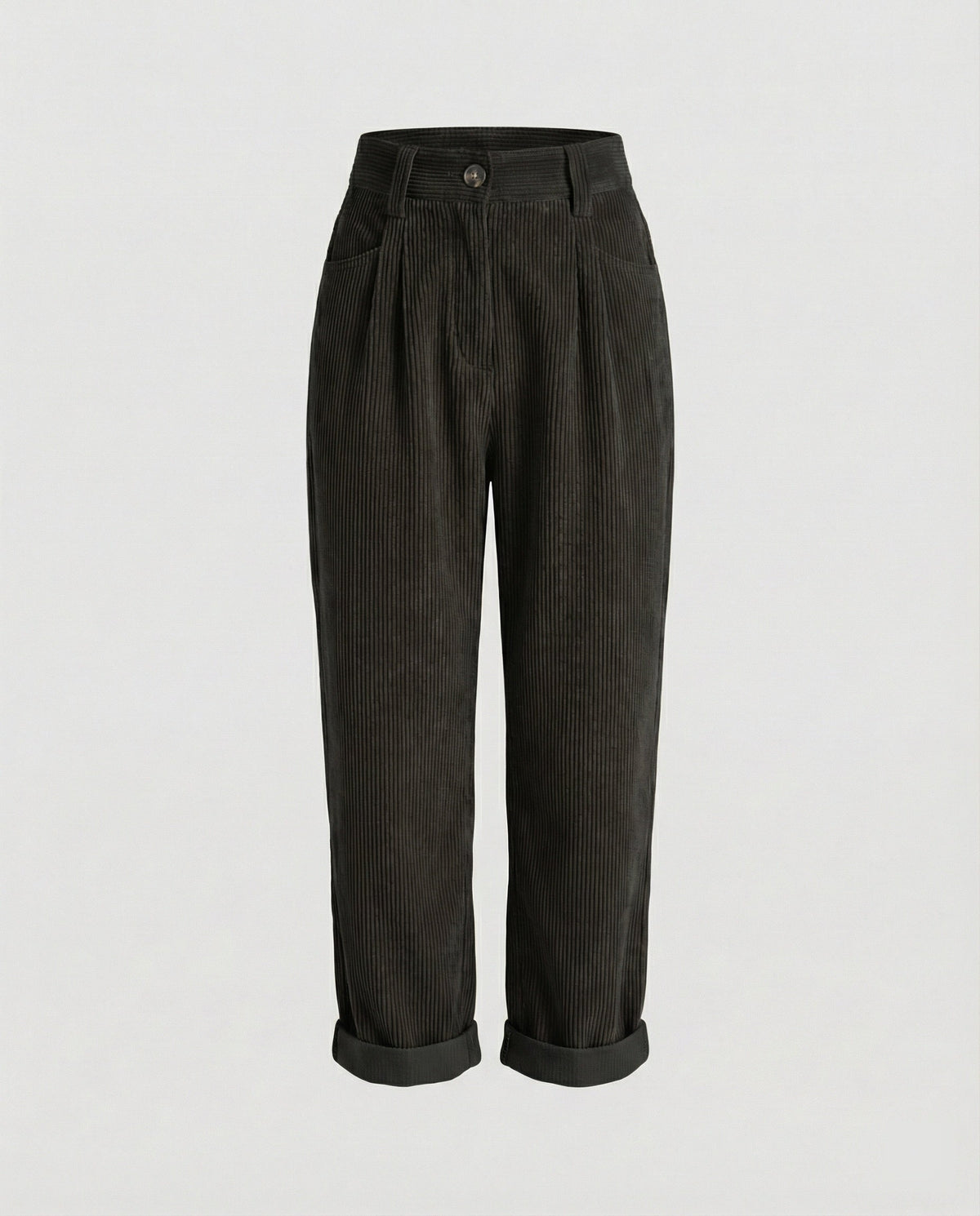 Mariell - damskie casualowe spodnie sztruksowe