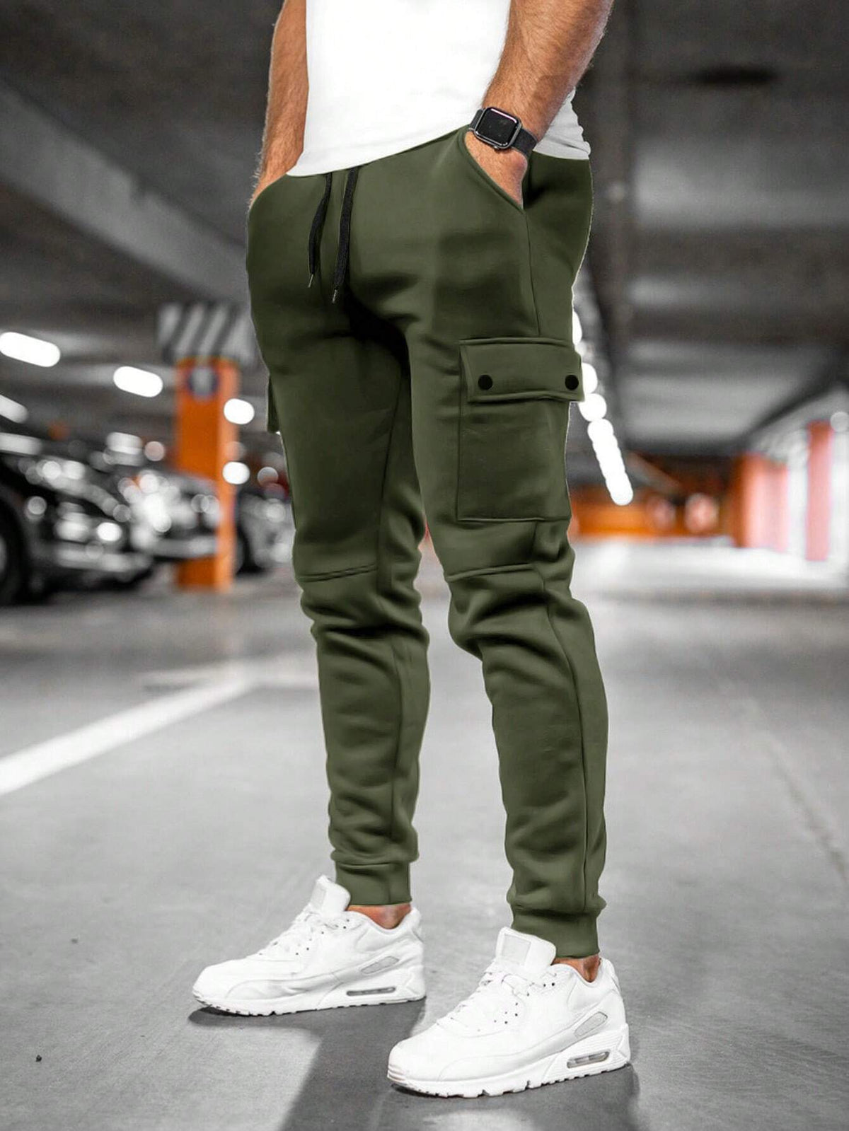 Torvian - Men Jogging Trousers With Turn Pocket