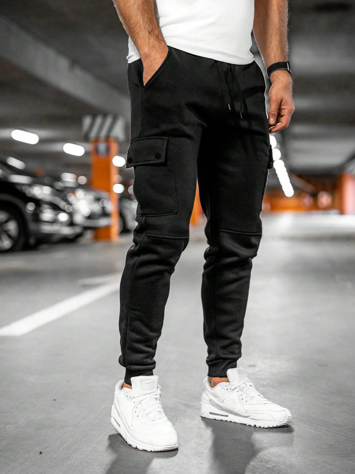 Torvian - Men Jogging Trousers With Turn Pocket