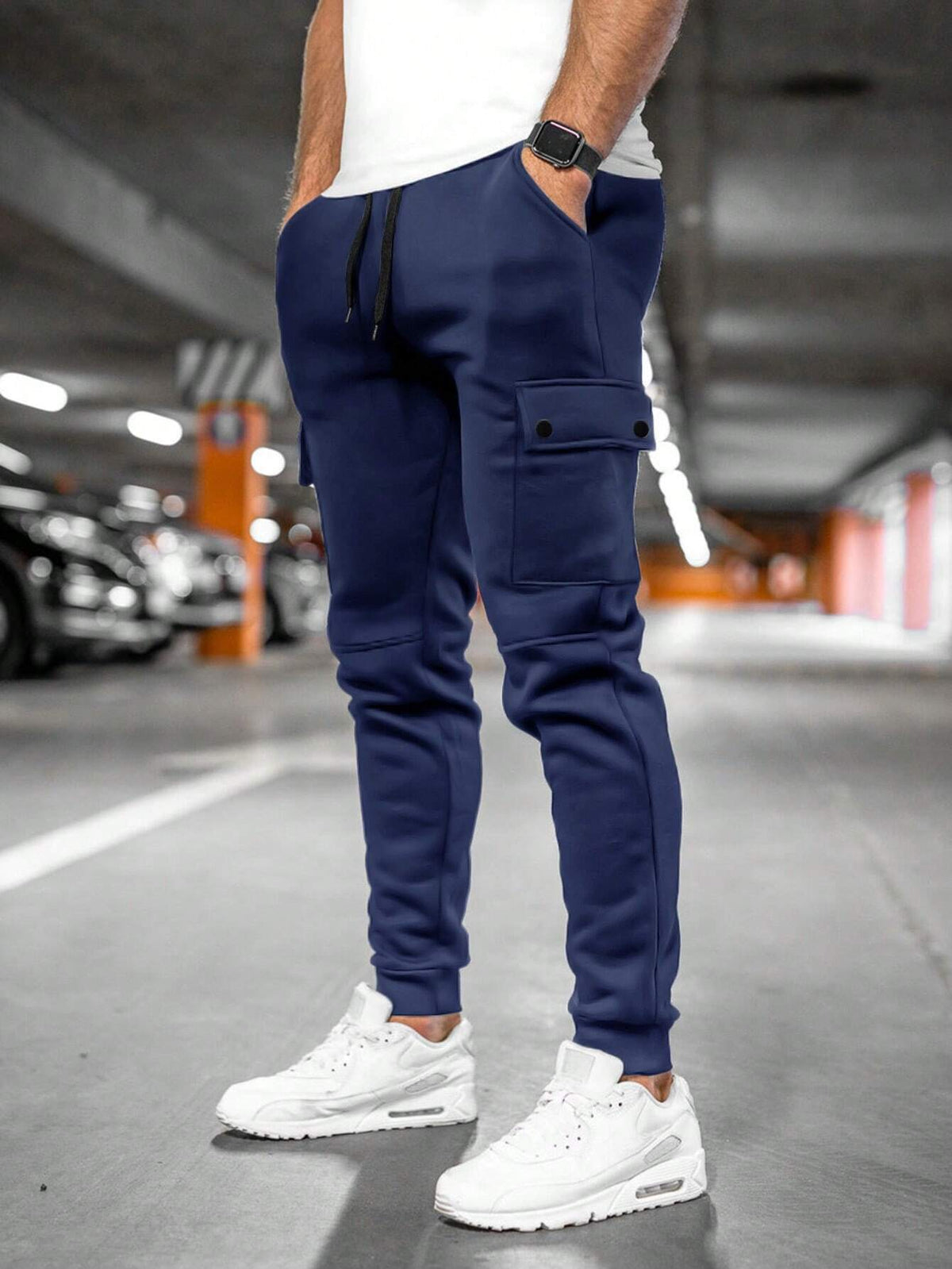 Torvian - Men Jogging Trousers With Turn Pocket