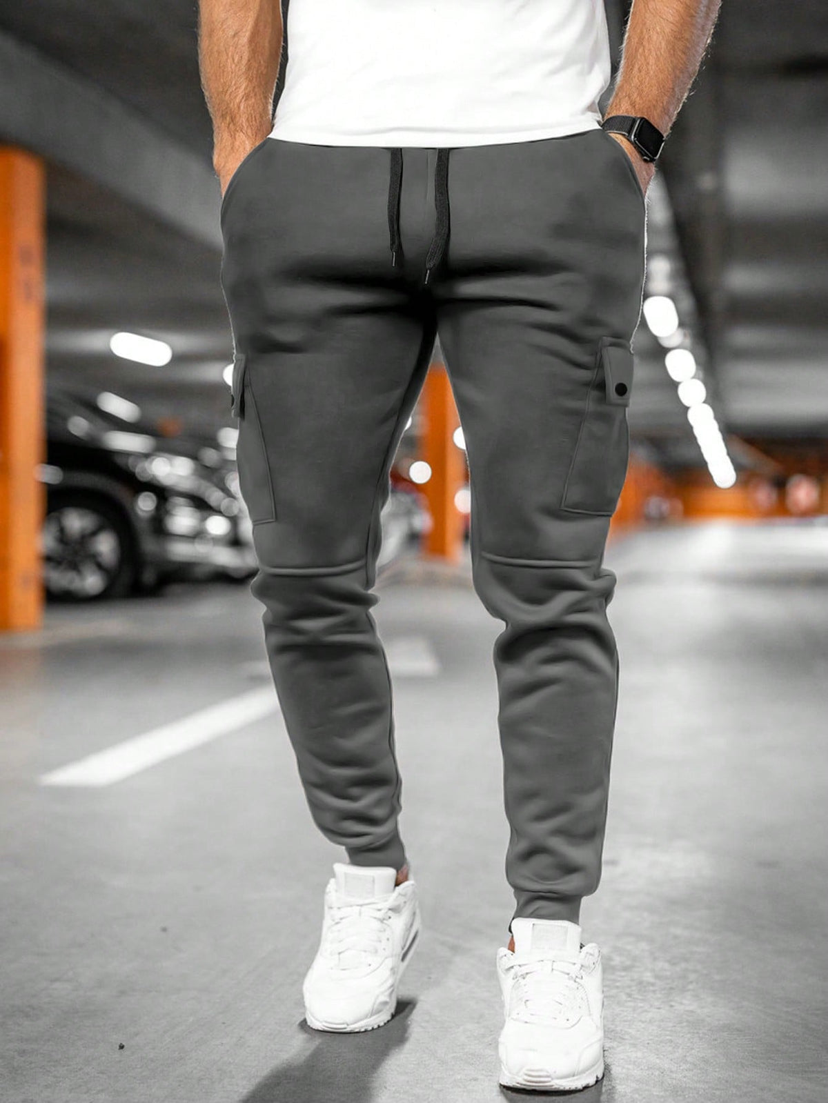 Torvian - Men Jogging Trousers With Turn Pocket